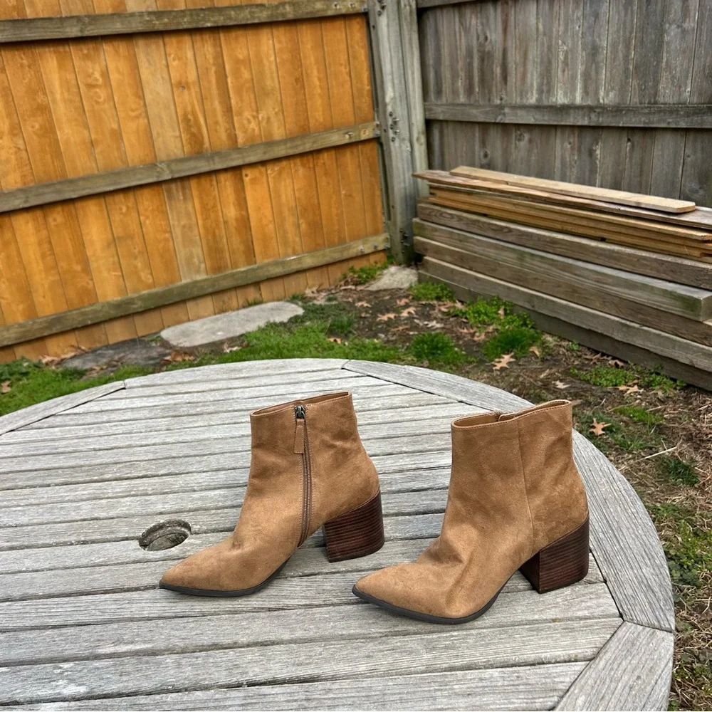 Linea Paolo Sadie Block Heel Bootie size‎ 9.5